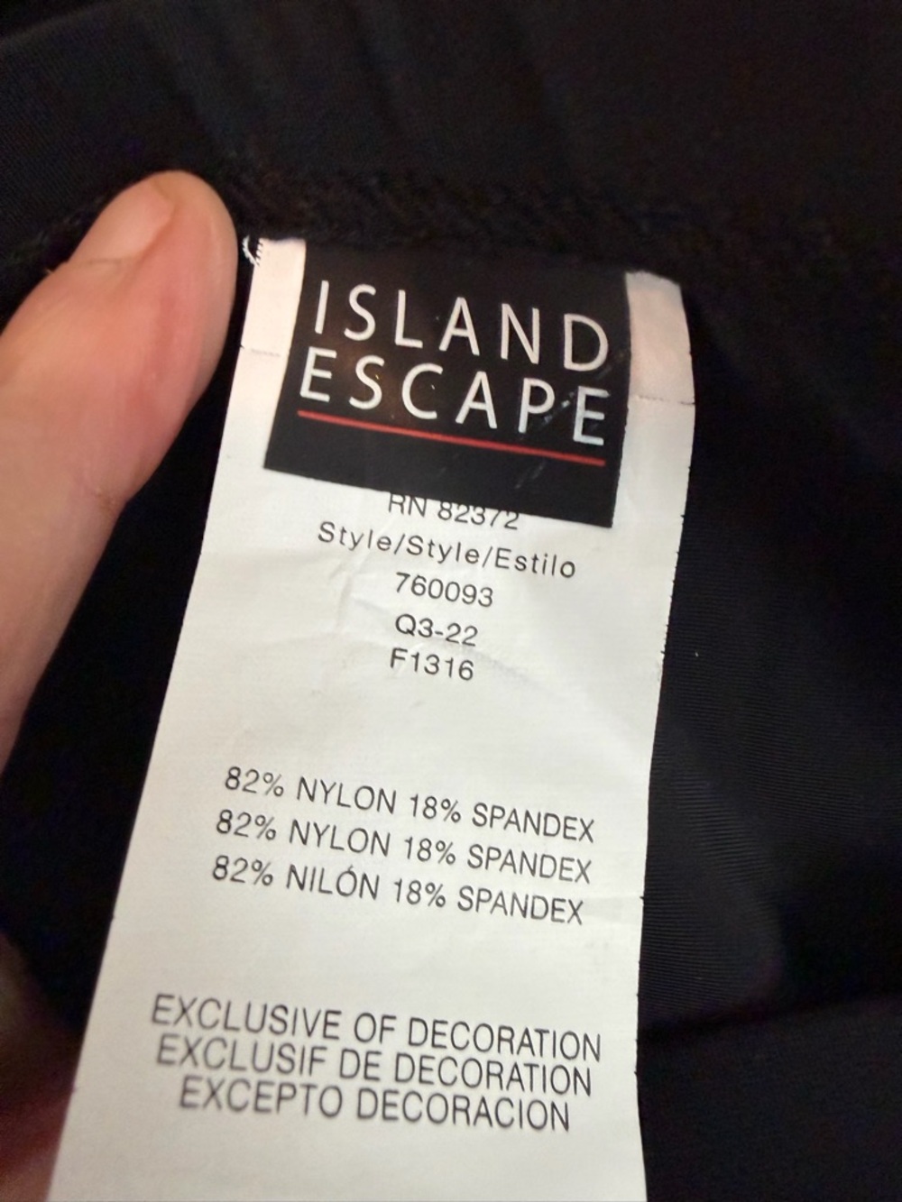 Island Escape Bathing Suit Bottom. NWT. Size 14. - Picture 5 of 8